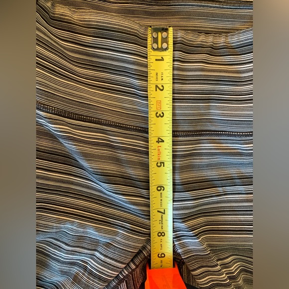 Vintage Athleta Striped Grey Leggings Size S - Picture 5 of 9